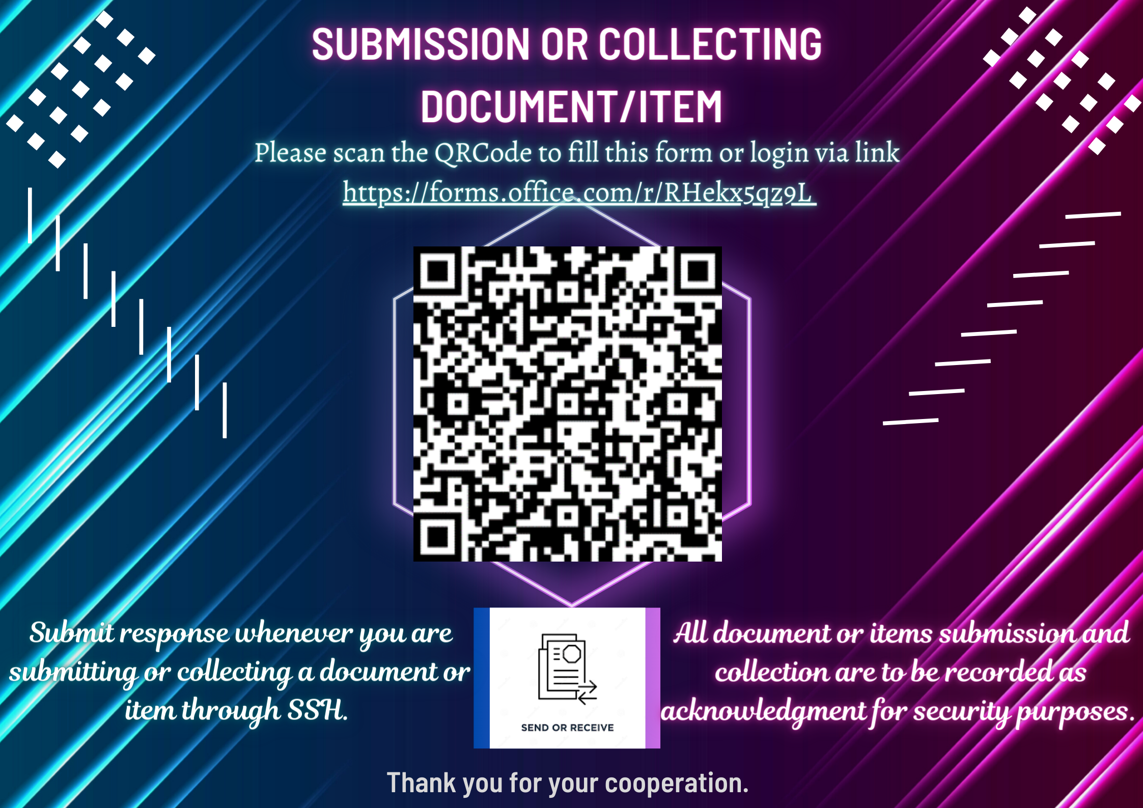 Submission or Collecting Document & Item