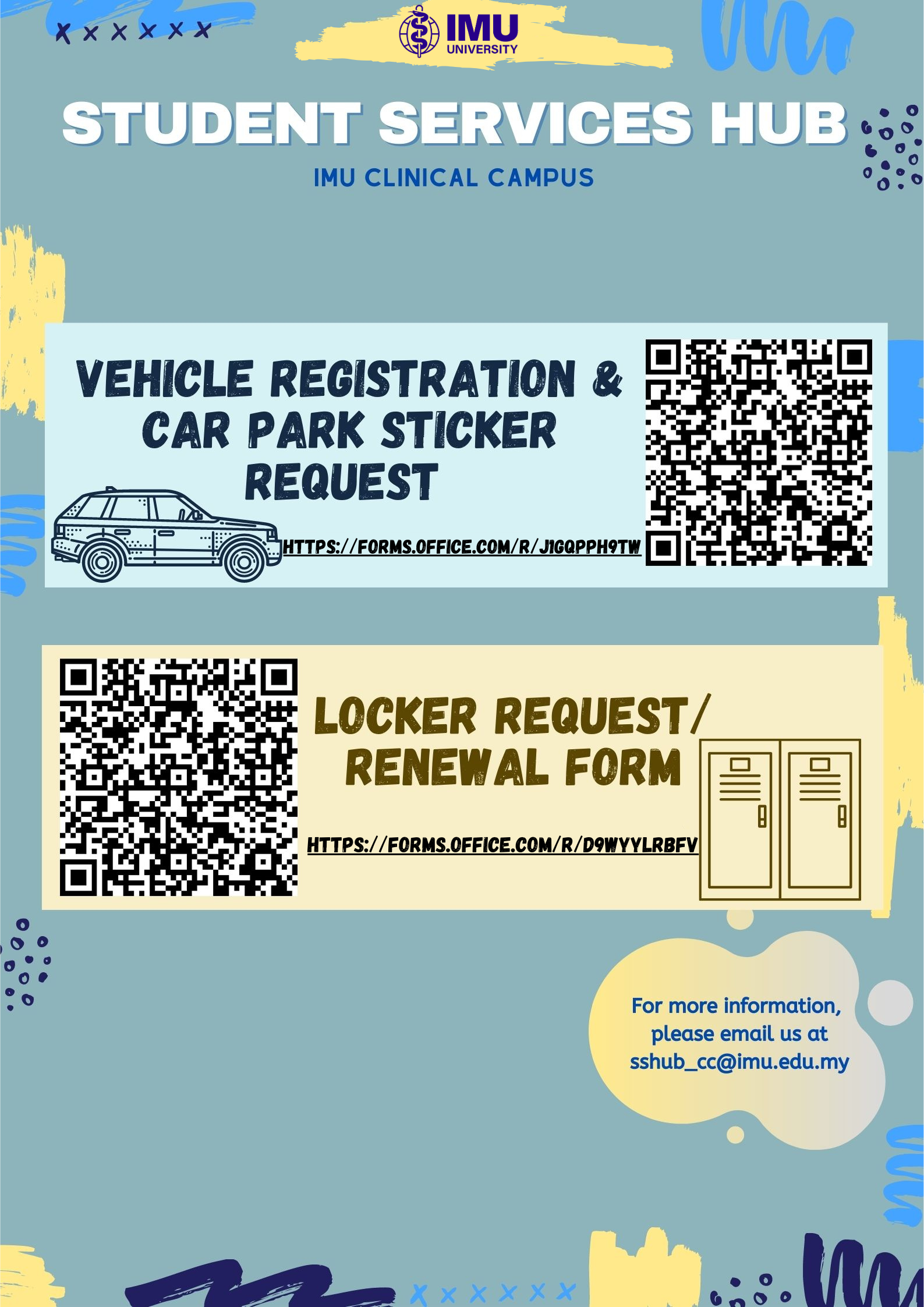 Vehicle Registration & Locker Request