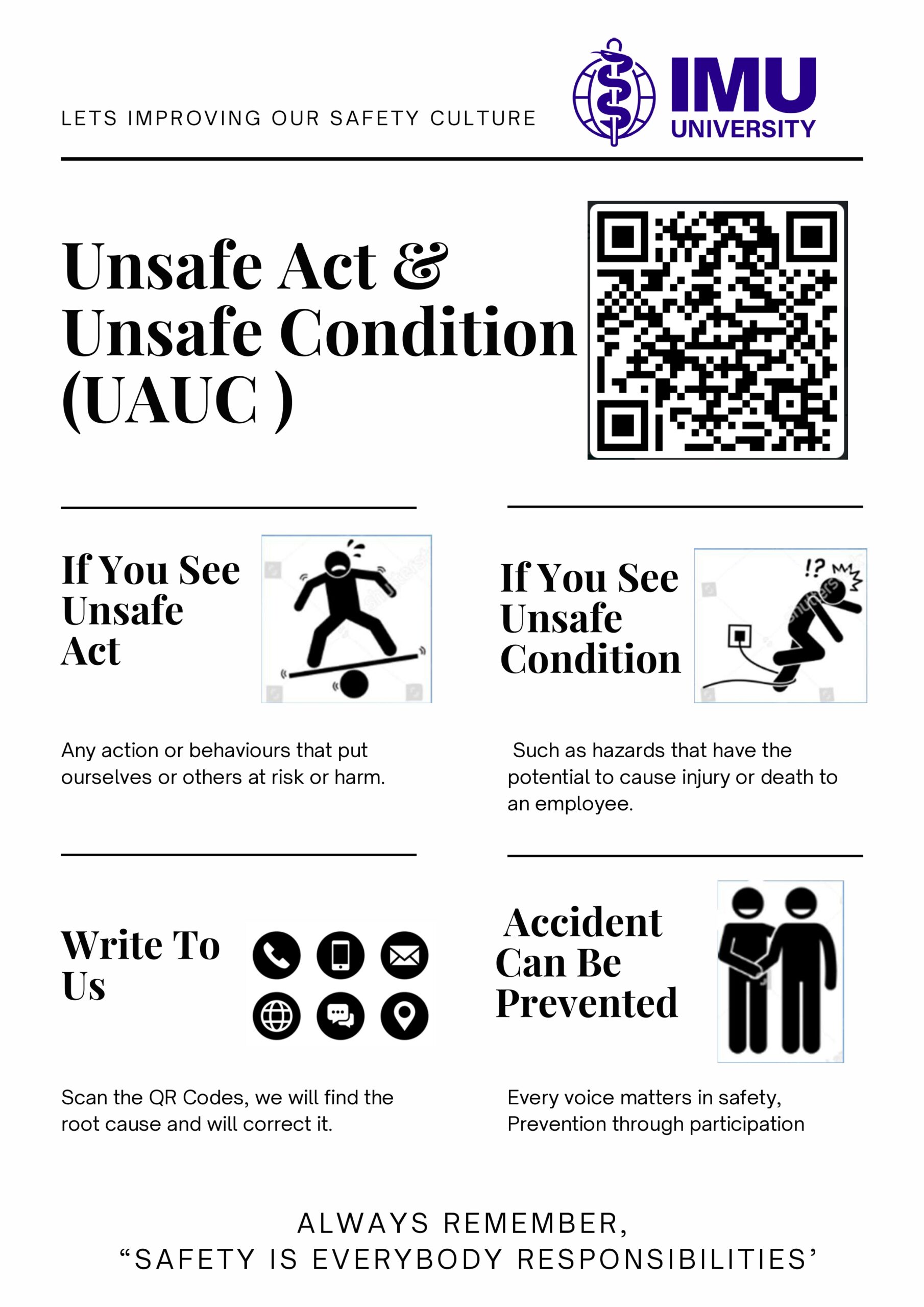 UNSAFE ACT AND UNSAFE CONDITION